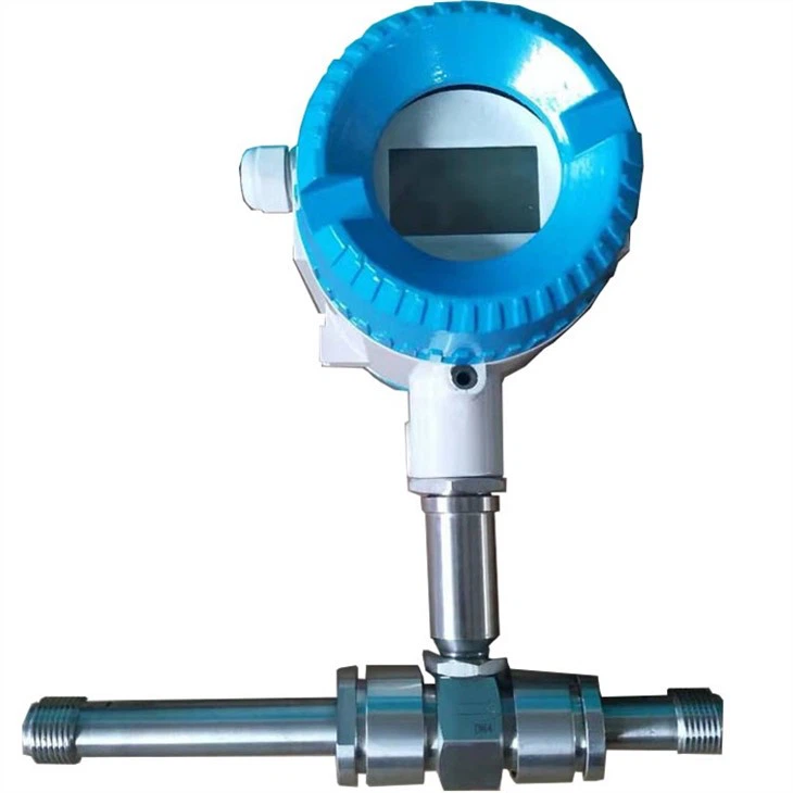 Thread connection turbine flow meter